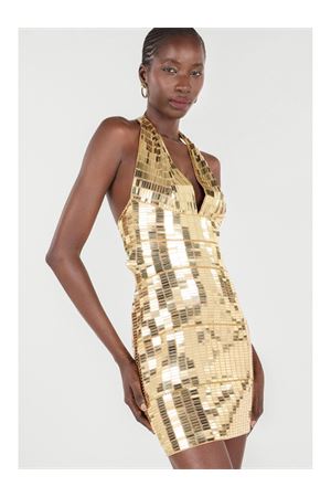 Gold tone sequinned mini dress ROBERTO CAVALLI | UKR156OG02805508